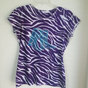 Fun T-shirt with cowgirl boots bedazzlement